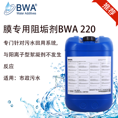 英國碧化BWA220反滲透專用阻垢劑